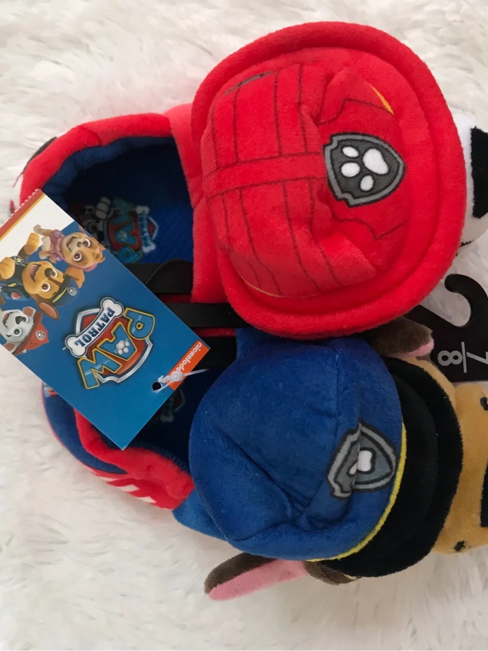 Nickelodeon Paw Patrol Toddler Slippers size 7/8, Brand New!